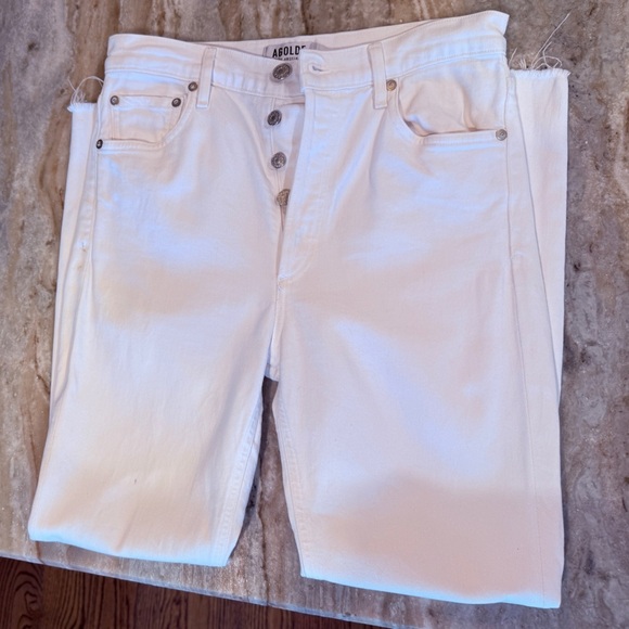 Women’s AGOLDE white Nico jeans- Size 28 - Picture 3 of 10